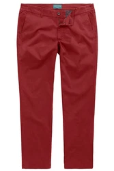 Boston Park 5-Pocket Jeans Chino Bauchfit Bund seitlich elastisch Dunkelrot/Braun/Rot