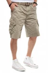 Jet Lag Cargoshorts Take off 3 mit Gürtel Khaki