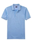 OLYMP Poloshirt Blau/Hellblau