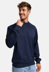 Indicode Strickpullover INColeman Dunkelblau