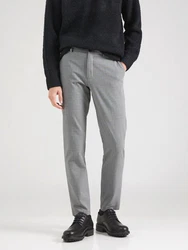SELECTED HOMME Chinohose SLHROBERT (1-tlg) Hellgrau/Grau