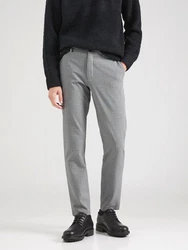 SELECTED HOMME Chinohose SLHROBERT (1-tlg) Hellgrau/Grau