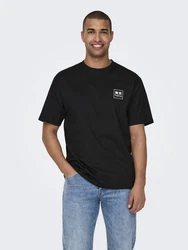 ONLY & SONS T-Shirt KACE Schwarz