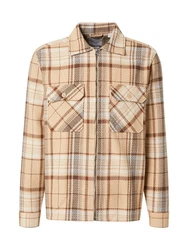 ONLY & SONS Kurzjacke ONSPRESTON dunkelbeige/braun/dunkelbraun/wei