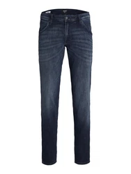 Jack & Jones Plus Jeans 'JJIGlenn JJFox' Dunkelblau/Blau/Hellblau