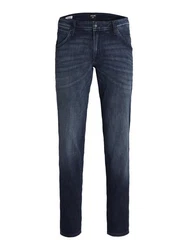 Jack & Jones Plus Jeans 'JJIGlenn JJFox' Dunkelblau/Blau/Hellblau