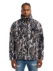 CARLO COLUCCI Sweatjacke Dispoto Schwarz/Hellblau/Grau