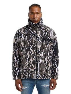 CARLO COLUCCI Sweatjacke Dispoto Schwarz/Hellblau/Grau