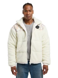 CARLO COLUCCI Sweatjacke Doblander Creme/Weiß/Beige/Khaki