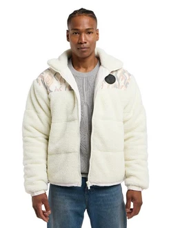 CARLO COLUCCI Sweatjacke Doblander Creme/Weiß/Beige/Khaki