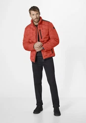 Redpoint Blouson PAD Sportive Modern-Fit Übergangsjacke Rot/Orange
