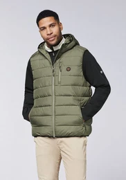 Steppweste Weste im gesteppten Puffer-Design 1 (1-tlg)