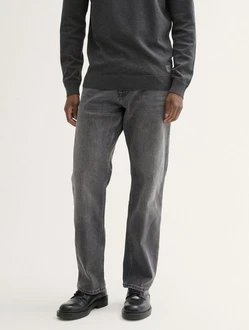 TOM TAILOR Straight Jeans TTMARVIN Hellgrau/Dunkelgrau/Grau