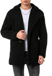Kurzmantel warme Teddy-Jacke Oversized warmer, weicher Teddystoff