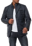 RedBridge Steppjacke Blazer-Stil mit abnehmbarem Kragen Dunkelblau/Blau/Grau/Dunkelgrau