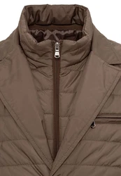 RedBridge Steppjacke Blazer-Stil mit abnehmbarem Kragen Braun/Khaki/Beige/Grau