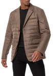 RedBridge Steppjacke Blazer-Stil mit abnehmbarem Kragen Braun/Khaki/Beige/Grau