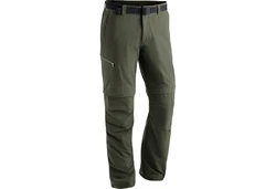 Maier Sports Funktionshose Zip Off Hose Tajo 2 Khaki/Dunkelgrün/Grün