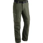 Maier Sports Funktionshose Zip Off Hose Tajo 2 Khaki/Dunkelgrün/Grün