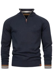 Indicode Strickpullover INSwift Dunkelblau/Blau/Hellblau