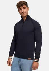 Indicode Strickpullover INSwift Dunkelblau/Blau/Hellblau