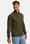 Indicode Strickpullover INSwift Dunkelgrün/Khaki