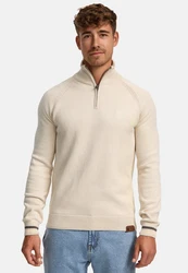 Indicode Strickpullover INSwift Beige/Khaki