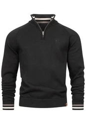 Indicode Strickpullover INSwift Dunkelgrau/Schwarz/Grau