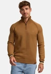 Indicode Strickpullover INSwift Orange/Braun