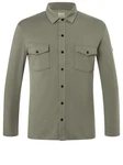 SUPER.NATURAL Langarmhemd ADVENTURE SHIRT Dunkelgrün/Khaki