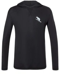 Sweatshirt fr Herren, Merino FLEAR HOODIE mit Br Motiv
