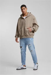 DEF Hoodie Zip Hoody Khaki/Beige/Braun/Grau