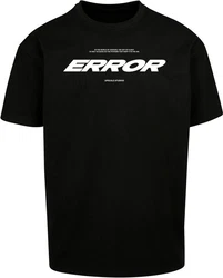 Upscale by Mister Tee T-Shirt Error Wording Oversize Tee Schwarz/Dunkelgrau