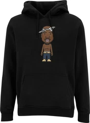 Mister Tee Hoodie LA Sketch Rosa/Beige