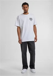 MT Upscale T-Shirt Baby Don't Cry Oversize Tee Weiß/Hellblau/Creme