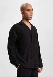 DEF Langarmhemd Cali Shirt Schwarz