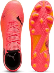 PUMA FUTURE 7 PLAY FG/AG Fuballschuh SUNSET GLOW/PUMA BLACK