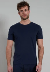 GTZBURG Unterhemd Thermo Slim Fit Dunkelblau/Blau