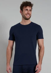GTZBURG Unterhemd Thermo Slim Fit Dunkelblau/Blau