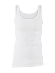 CALIDA Unterhemd Twisted Cotton Herren Weiß/Creme