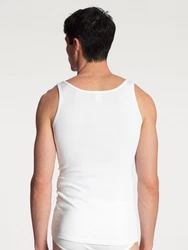 CALIDA Unterhemd Twisted Cotton Herren Weiß/Creme