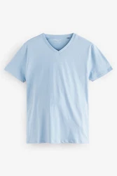 Next Unterhemd T-Shirts mit V-Ausschnitt V-Shirt (5er-Pack) Blau/Hellblau