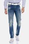 Cipo & Baxx 5-Pocket Jeans Straight Fit Hellblau/Blau Cipo & Baxx 5-Pocket Jeans Straight Fit Hellblau/Blau