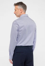 Eterna Langarmhemd SLIM FIT Fliederfarben/Lila/Dunkelblau/Hellblau