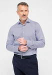 Eterna Langarmhemd SLIM FIT Fliederfarben/Lila/Dunkelblau/Hellblau
