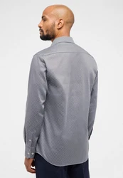 Eterna Langarmhemd MODERN FIT Dunkelblau/Hellblau/Braun/Blau/Grau