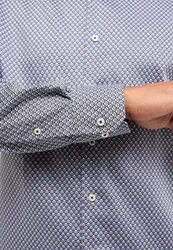 Eterna Langarmhemd MODERN FIT Dunkelblau/Hellblau/Braun/Blau/Grau
