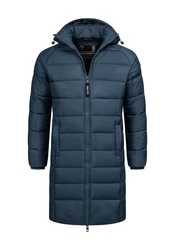 Alessandro Salvarini Winterjacke ASLoongi mit Teddyfell Dunkelblau/Blau/Hellblau