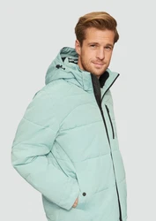 s.Oliver Anorak Steppjacke Regular Fit Hellgrün/Grün/Hellblau/Türkis