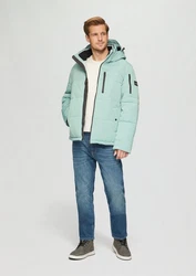 s.Oliver Anorak Steppjacke Regular Fit Hellgrün/Grün/Hellblau/Türkis